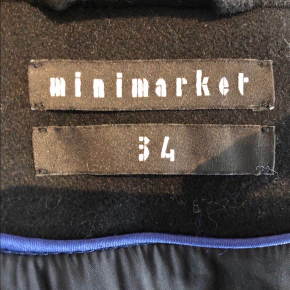 Mini Market Black Coat - Picture 3 of 3